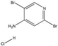 2,5-Dibromo-pyridin-4-ylamine hydrochloride Struktur