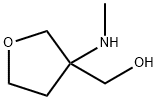 [3-(Methylamino)oxolan-3-yl]methanol Struktur