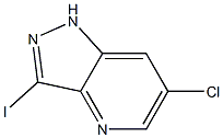 6-Chloro-3-iodo-1H-pyrazolo[4,3-b]pyridine Struktur