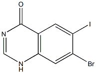 7-Bromo-6-iodo-1H-quinazolin-4-one Struktur