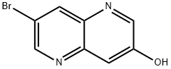 7-bromo-1,5-naphthyridin-3-ol Struktur