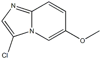 3-Chloro-6-methoxy-imidazo[1,2-a]pyridine Struktur