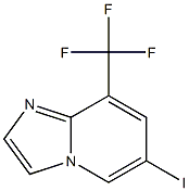 6-Iodo-8-trifluoromethyl-imidazo[1,2-a]pyridine Struktur