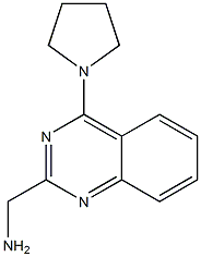 (4-(pyrrolidin-1-yl)quinazolin-2-yl)methanamine Struktur