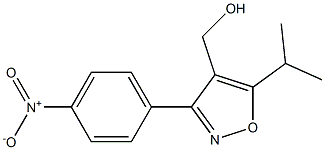 (5-isopropyl-3-(4-nitrophenyl)isoxazol-4-yl)methanol