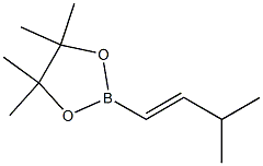 (E)-4,4,5,5-tetramethyl-2-(3-methylbut-1-enyl)-1,3,2-dioxaborolane Structure