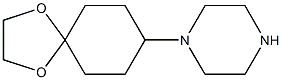 1-(1,4-dioxaspiro[4.5]decan-8-yl)piperazine Struktur