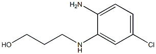 3-(2-amino-5-chlorophenylamino)propan-1-ol Struktur