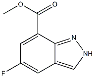 5-Fluoro-2H-indazole-7-carboxylic acid methyl ester Struktur