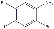 2,5-Dibromo-4-iodoaniline Struktur