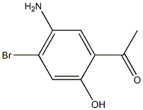 1-(5-Amino-4-bromo-2-hydroxy-phenyl)-ethanone Struktur