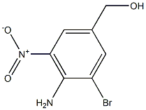 (4-Amino-3-bromo-5-nitro-phenyl)-methanol Struktur