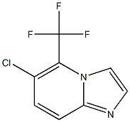 6-Chloro-5-trifluoromethyl-imidazo[1,2-a]pyridine Struktur