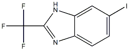 6-Iodo-2-trifluoromethyl-1H-benzoimidazole Struktur