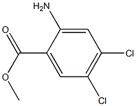 Methyl 2-amino-4,5-dichlorobenzoate Struktur