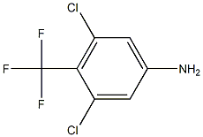 3,5-dichloro-4-(trifluoromethyl)aniline Struktur