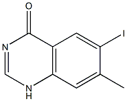 6-Iodo-7-methyl-1H-quinazolin-4-one Struktur