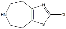 2-chloro-5,6,7,8-tetrahydro-4H-thiazolo[5,4-d]azepine Struktur