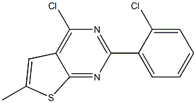 4-chloro-2-(2-chlorophenyl)-6-methylthieno[2,3-d]pyrimidine