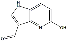 5-Hydroxy-1H-pyrrolo[3,2-b]pyridine-3-carbaldehyde Struktur