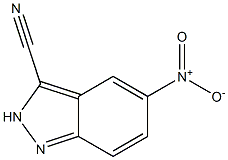 5-Nitro-2H-indazole-3-carbonitrile Struktur