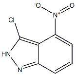 3-Chloro-4-nitro-2H-indazole Struktur