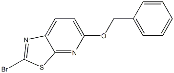 5-Benzyloxy-2-bromo-thiazolo[5,4-b]pyridine Struktur