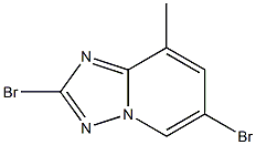 2,6-Dibromo-8-methyl-[1,2,4]triazolo[1,5-a]pyridine Struktur