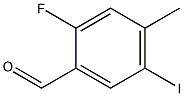 2-Fluoro-5-iodo-4-methyl-benzaldehyde Struktur