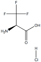 (R)-2-amino-3,3,3-trifluoropropanoic acid hydrochloride Struktur