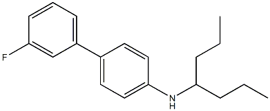 3- fluoro -4'- heptane -4- amino biphenyl Struktur