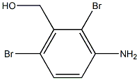 (3-Amino-2,6-dibromo-phenyl)-methanol Struktur