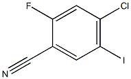 4-Chloro-2-fluoro-5-iodo-benzonitrile Struktur