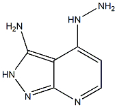 4-Hydrazino-2H-pyrazolo[3,4-b]pyridin-3-ylamine Struktur