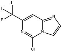 5-chloro-7-(trifluoromethyl)imidazo[1,2-c]pyrimidine Struktur