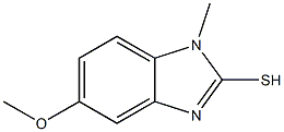 5-methoxy-1-methyl-1H-benzo[d]imidazole-2-thiol Struktur