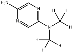 2-Amino-5-(dimethylamino-d6)-pyrazine Struktur