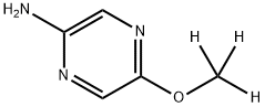 2-Amino-5-(methoxy-d3)-pyrazine Struktur