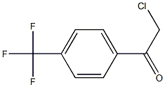 2-chloro-1-[4-(trifluoromethyl)phenyl]ethan-1-one Struktur