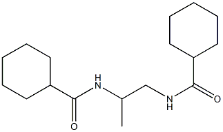 N,N'-1,2-propanediyldicyclohexanecarboxamide Struktur