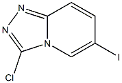 3-Chloro-6-iodo-[1,2,4]triazolo[4,3-a]pyridine Struktur