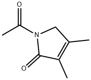 3-Pyrrolin-2-one, 1-acetyl-3,4-dimethyl- (6CI) Struktur