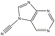 Purine-7-carbonitrile (6CI) Struktur