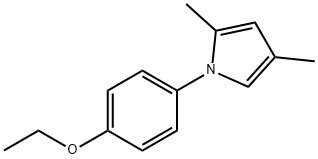 Pyrrole, 1-(p-ethoxyphenyl)-3,5-dimethyl- (6CI) Struktur