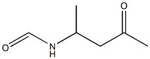 Formamide, N-(1-methyl-3-oxobutyl)- (6CI) Struktur