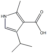 Pyrrole-3-carboxylic acid, 4-isopropyl-2-methyl- (6CI) Struktur