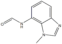 Formamide, N-[1-methyl-7-benzimidazolyl]- (6CI) Struktur