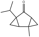 Tricyclo[4.1.0.02,4]heptan-5-one, 4-isopropyl-1-methyl- (6CI) Struktur