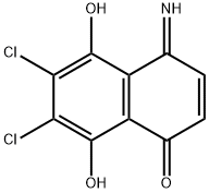 1,4-Naphthoquinone  imine,  6,7-dichloro-5,8-dihydroxy-  (6CI) Struktur