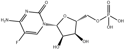 Cytidine, 5-fluoro-, 5'-(dihydrogen phosphate) (8CI) Struktur